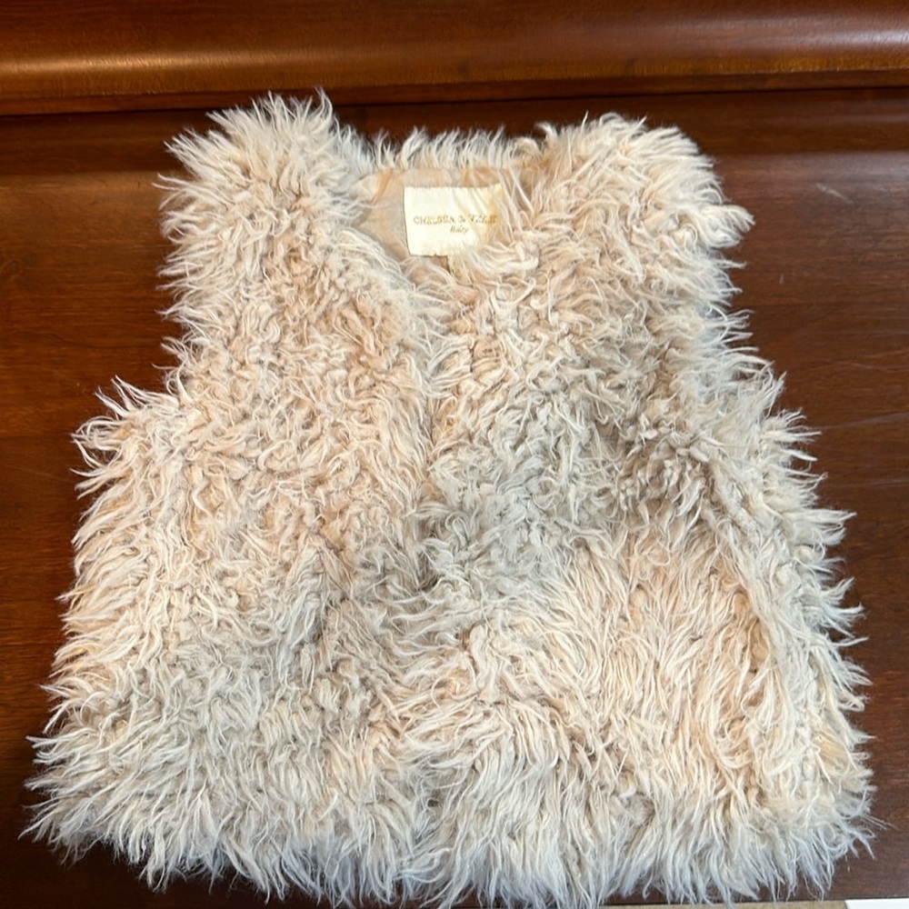 Faux Fur Toddler Vest